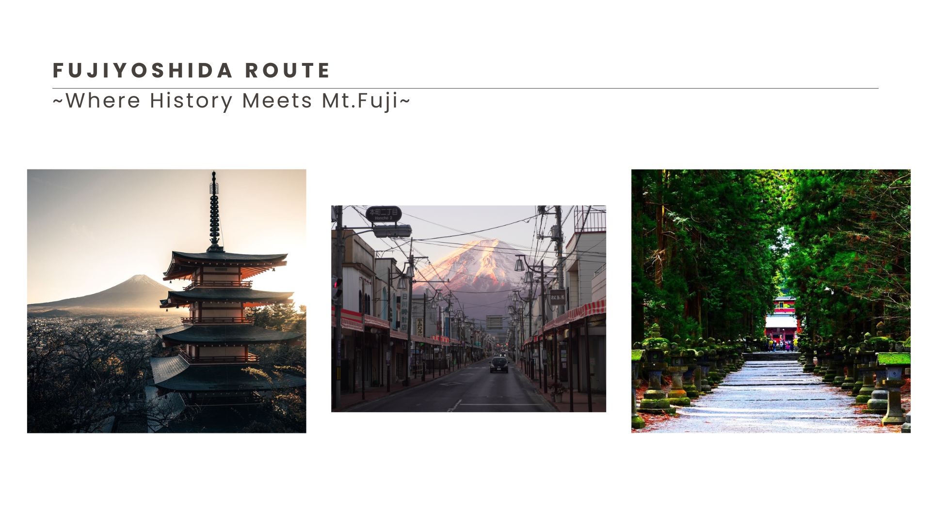 Sightseeing plans for Mt Fuji Private Tour